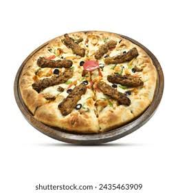Double Kabab Pizza