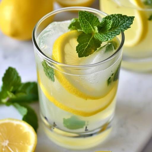 Lemon Mint Soda Water