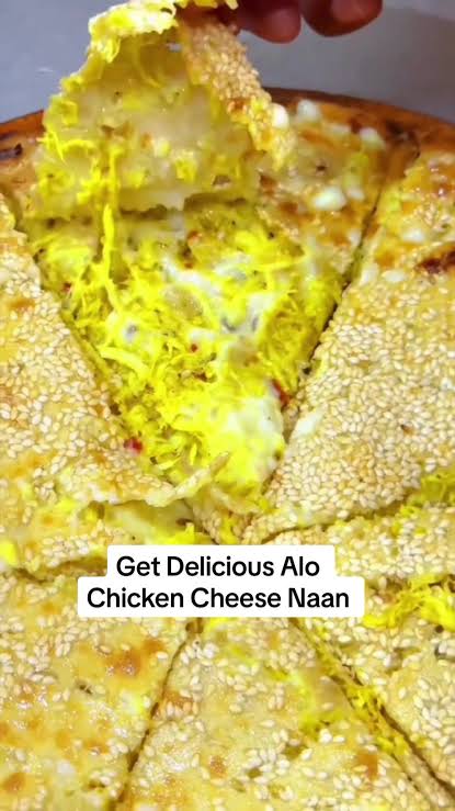 Alo Chicken Cheese Naan