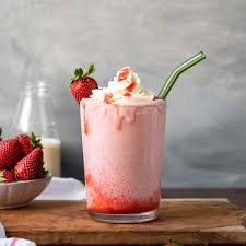 Strawberry Ice Cream Milk Soda