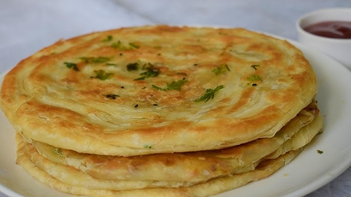 Potato Chicken Paratha