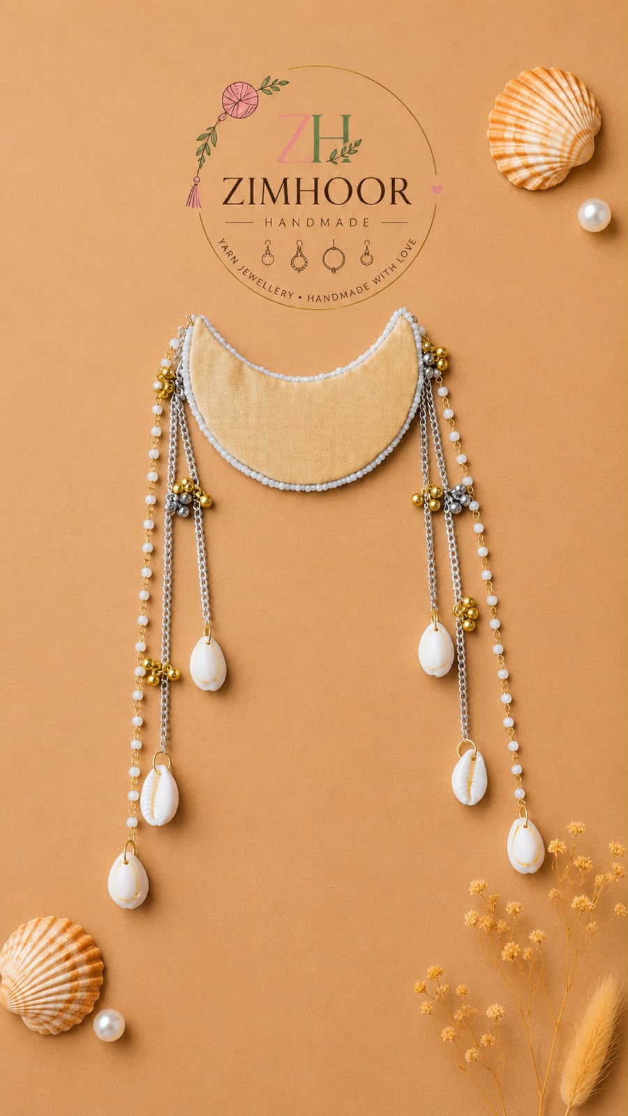 Fancy Chand Shape Hair Accessories