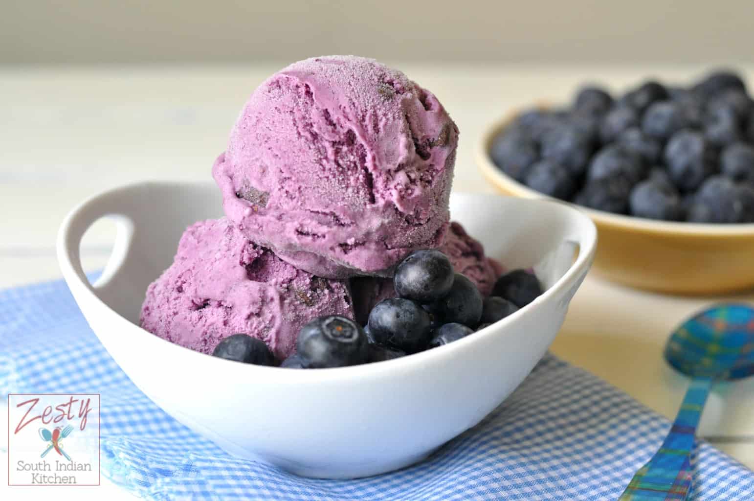 Blueberry Ice Cream