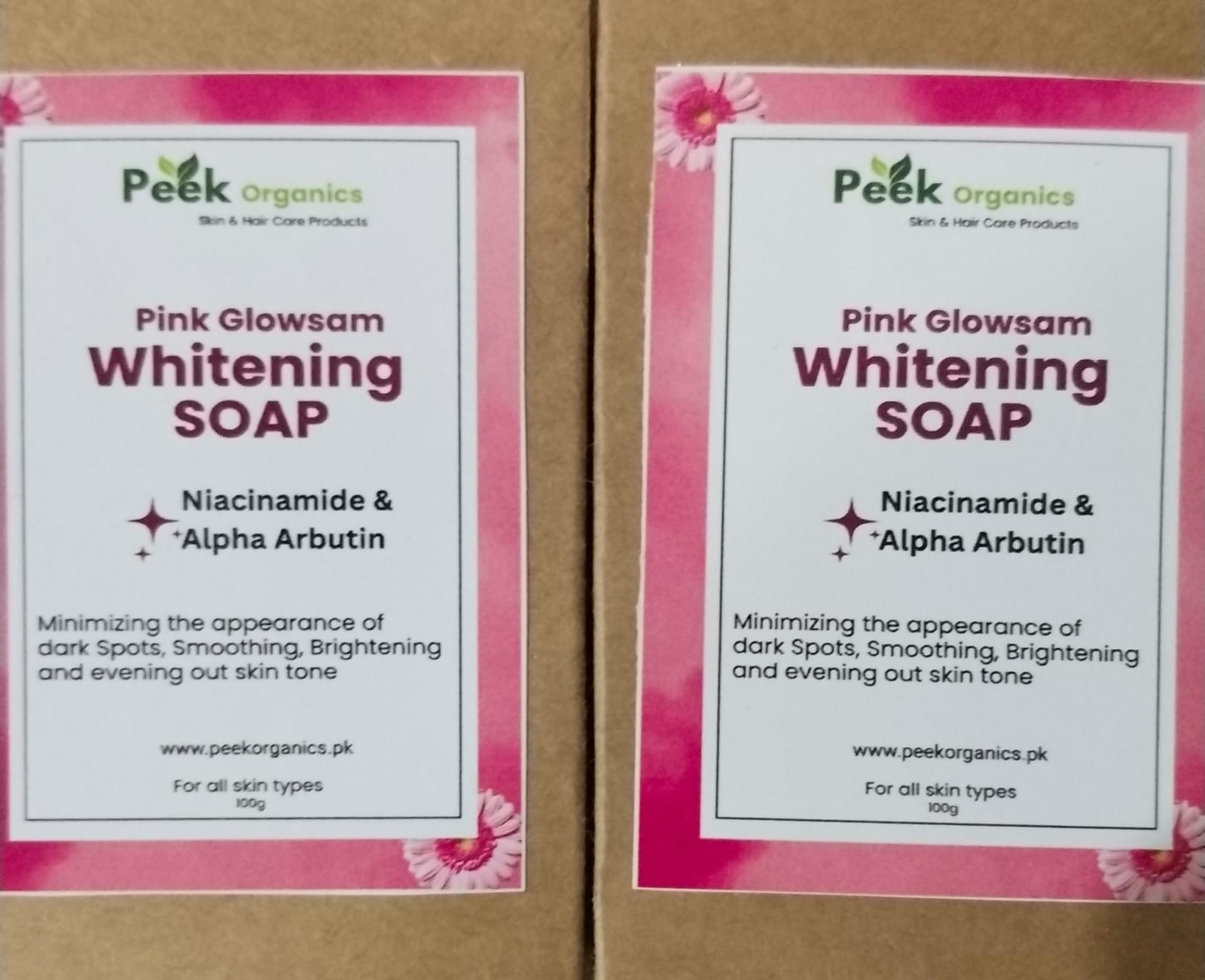 Pink Glowsam Whitening Soap