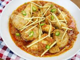 Chicken Ginger Handi