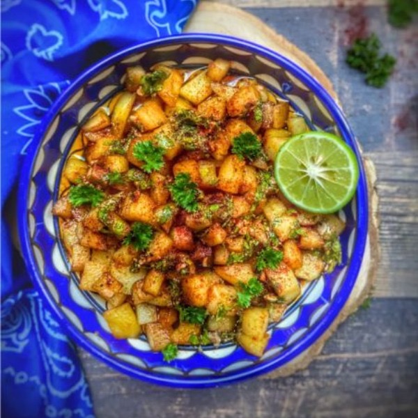 Crispy Potato Chaat