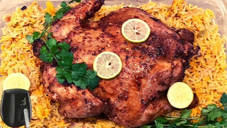 Chicken Sajji with Rice