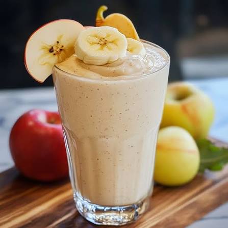 Apple Banana Khoya Milk Shake