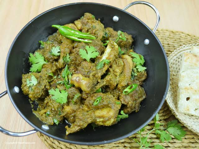 Chicken Green karahi