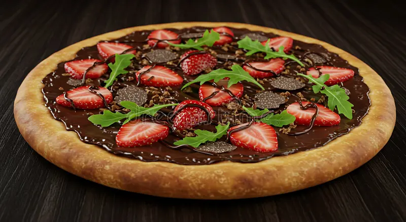 Nutella Sweet Chocolate Pizza