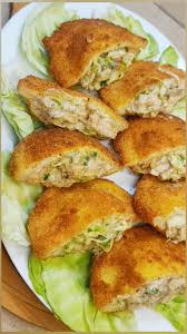Chicken Filled Bread Pockets