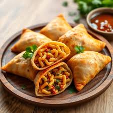 Macaroni Samosa Fry
