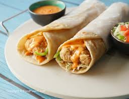 Cheesy Paratha Roll