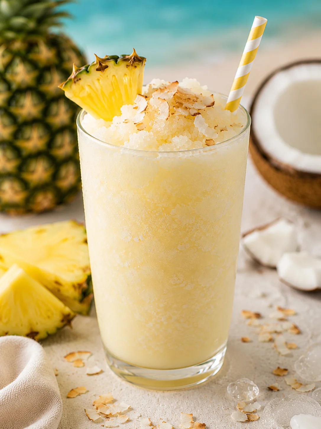 Pina Colada Ice Cream Shake