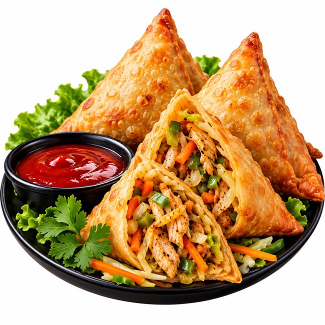 Chicken Vegetable Samosi