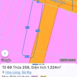 Bán đất mặt tiền Đường 16, Bà Rịa, 1.225 m² - Ảnh thu nhỏ 1