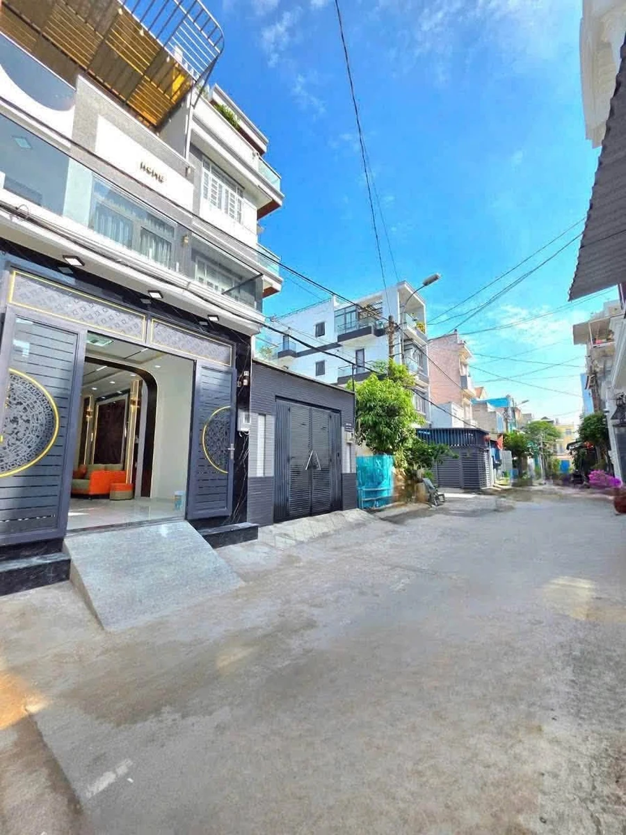 Bán nhà 4 tầng 76m² full nội thất Huỳnh Tấn Phát Nhà Bè - Ảnh thu nhỏ 2