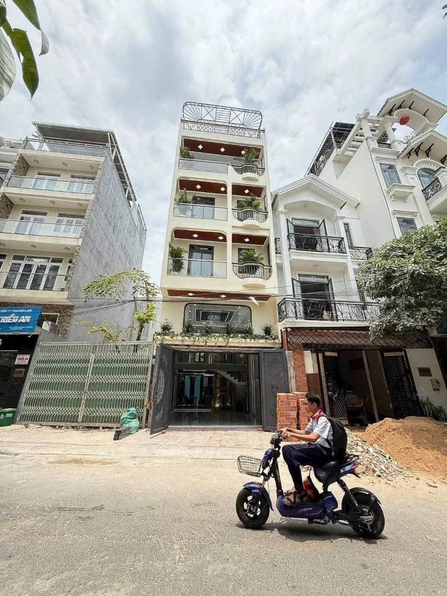 Bán nhà 4 tầng có thang máy 82m2 hẻm 13m khu biệt thự Trần Thị Năm, Tân Chánh Hiệp, Quận 12 - Ảnh thu nhỏ 4