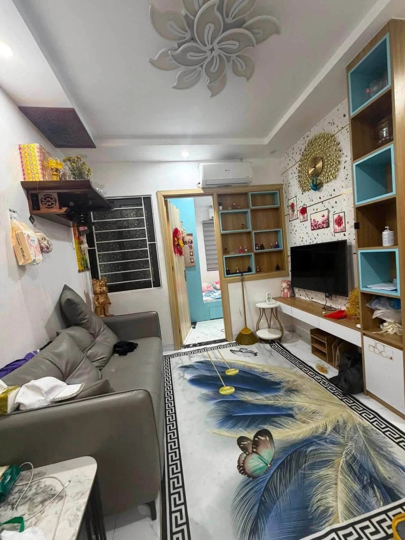 Cho thuê căn hộ 50m2, 2PN, 1PK, đầy đủ tiện nghi 8 triệu/tháng - Ảnh 1