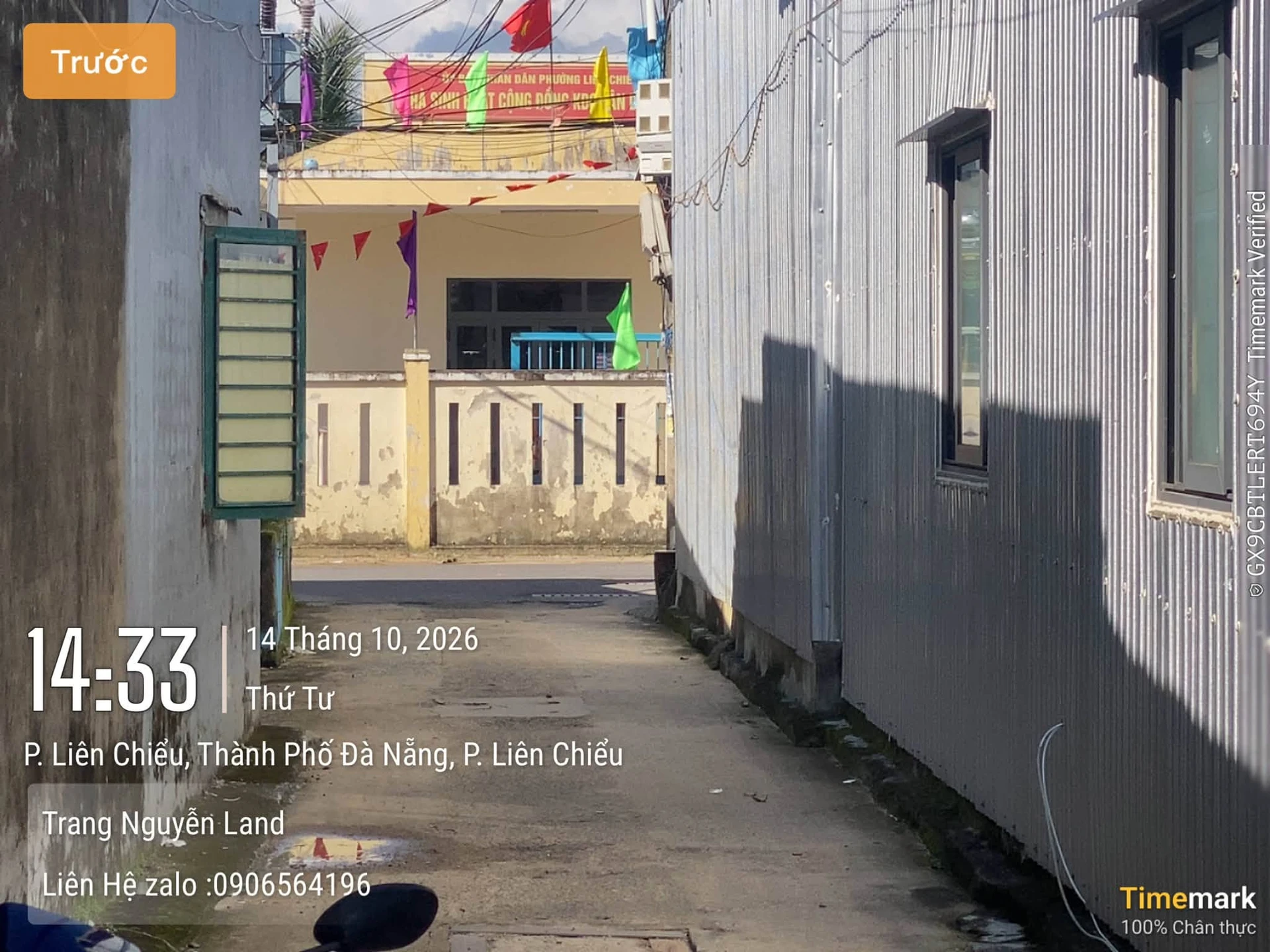 Bán đất kiệt 122m² Vân Dương, Liên Chiểu, Đà Nẵng - Ảnh 1