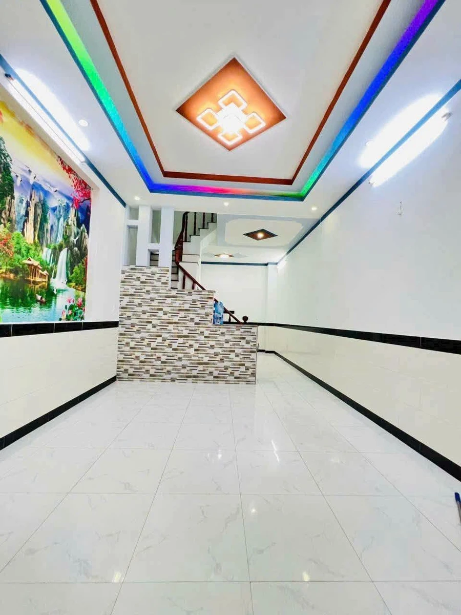 Bán nhà 1 trệt 1 lầu 2 mặt tiền 41m² Bình Chánh - Ảnh thu nhỏ 4