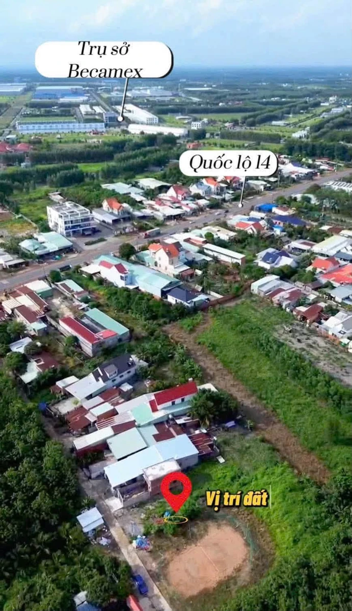 Bán đất 600m2 Quốc Lộ 14, Chơn Thành, xây cho thuê 890 triệu - Ảnh thu nhỏ 3