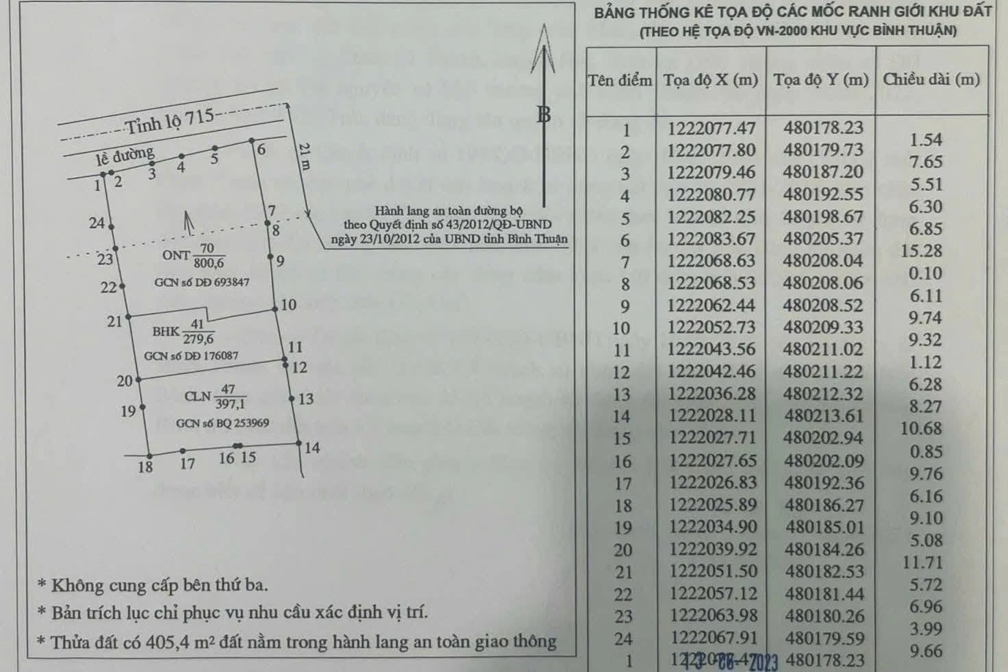 Bán lô đất mặt tiền 1.500m² Xã Hòa Thắng Lâm Đồng 3.9 tỷ - Ảnh 1