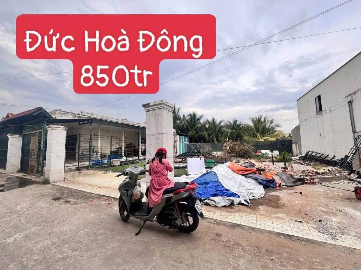 Bán đất Đức Hòa Đông 100m² giá 850 triệu - Ảnh 1