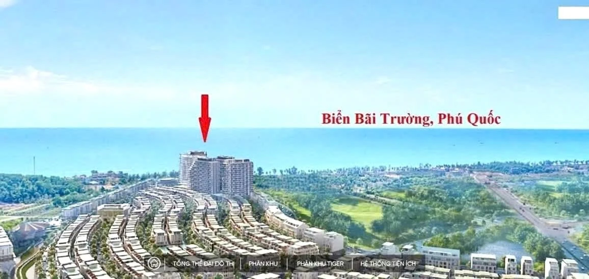Bán căn hộ 2PN Bãi Trường Phú Quốc 54m² 2,7 tỷ - Ảnh 1