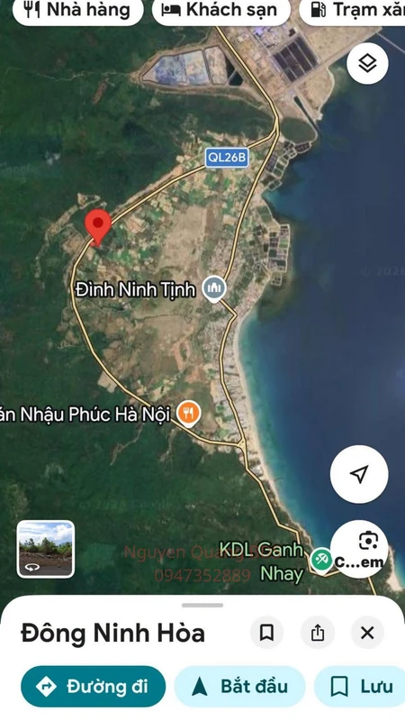 Bán lô đất 2,2ha mặt tiền QL26B, Khánh Hòa