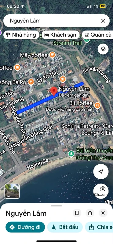 Bán lô đất 100m2 đường Nguyễn Lâm Sơn Trà Nha Trang