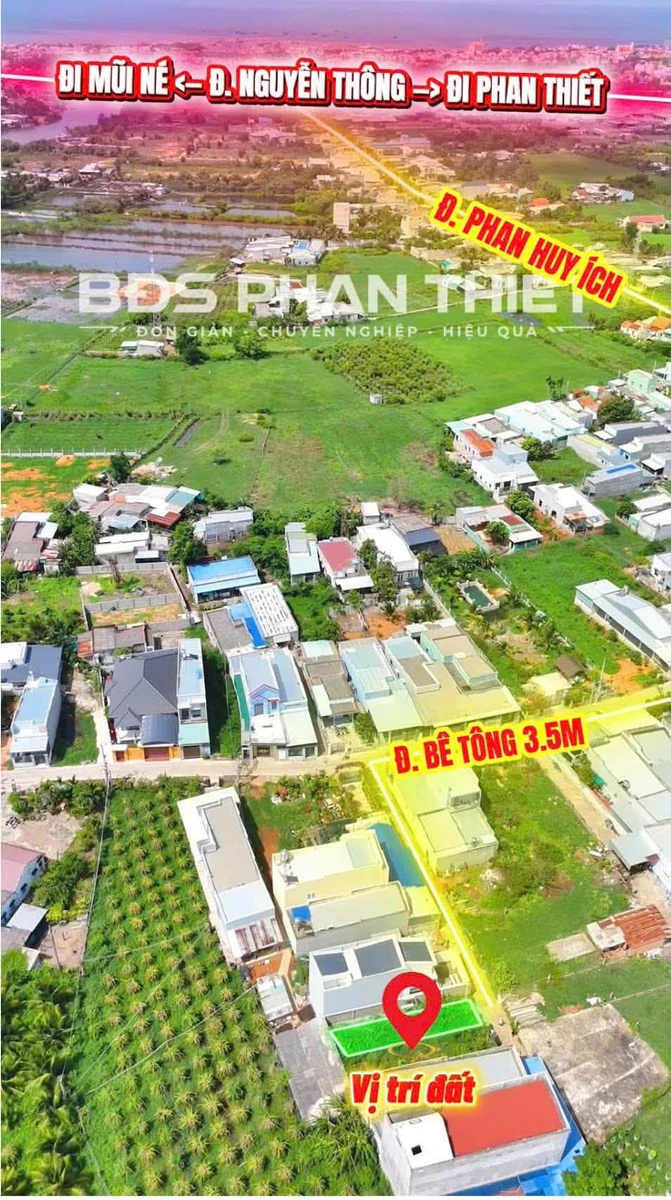 Bán đất thổ cư 107m² Hàm Thắng, Lâm Đồng 1 tỷ - Ảnh thu nhỏ 3