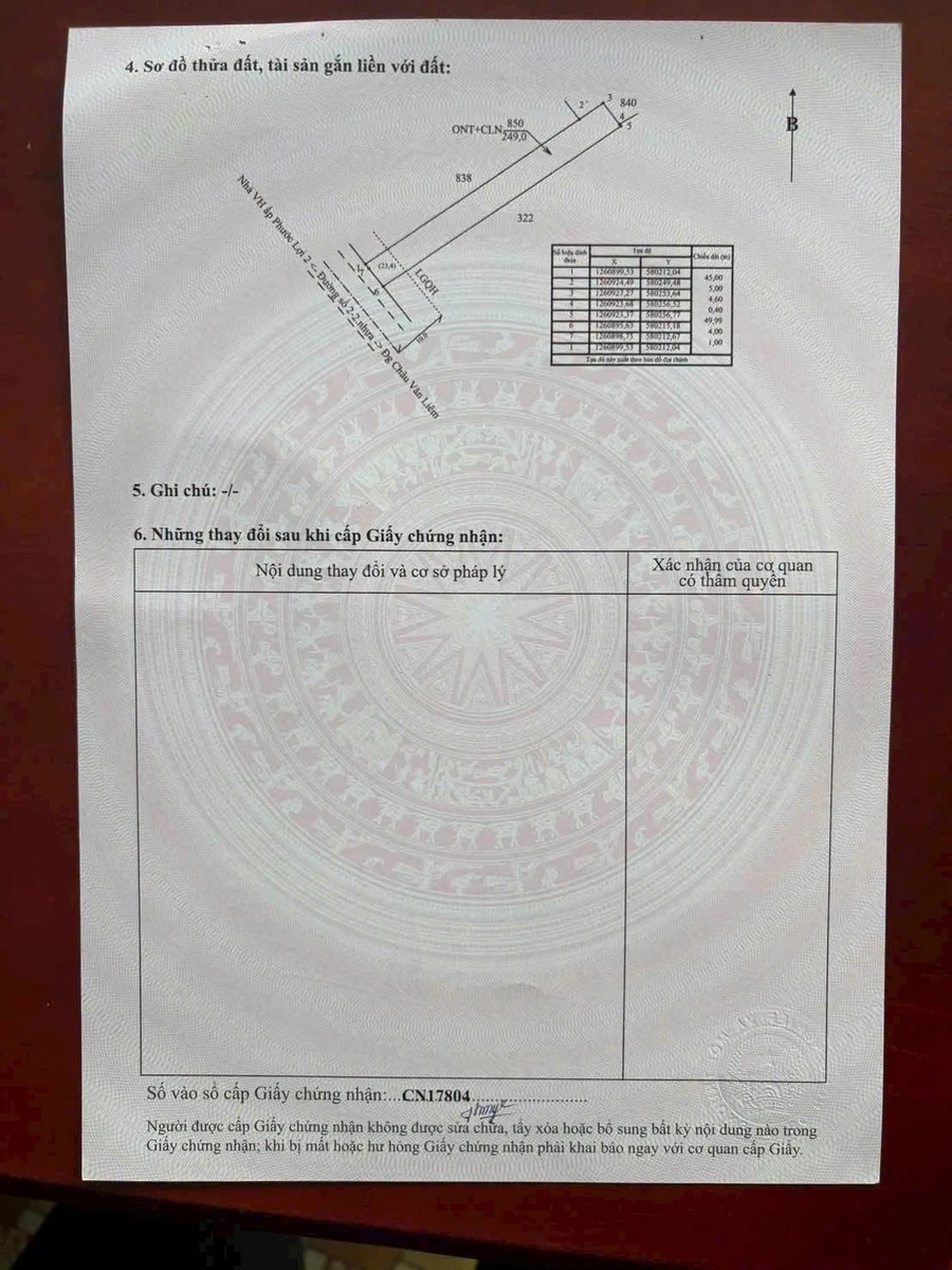 Bán đất nền 300m² Dương Minh Châu 515 triệu - Ảnh thu nhỏ 2