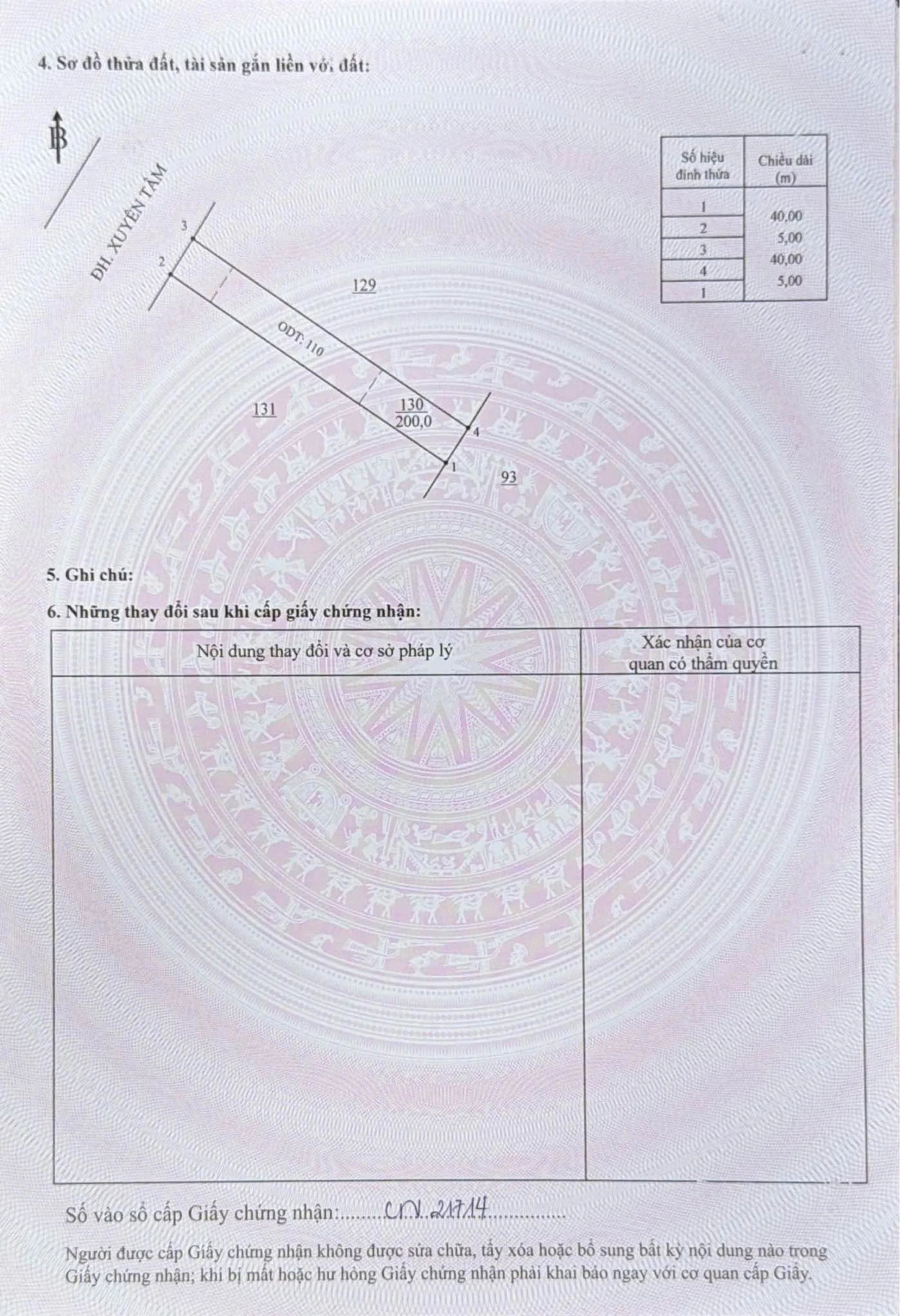 Bán đất mặt tiền Xuyên Tâm 200m² Phú Giáo Bình Dương 415 triệu - Ảnh 1