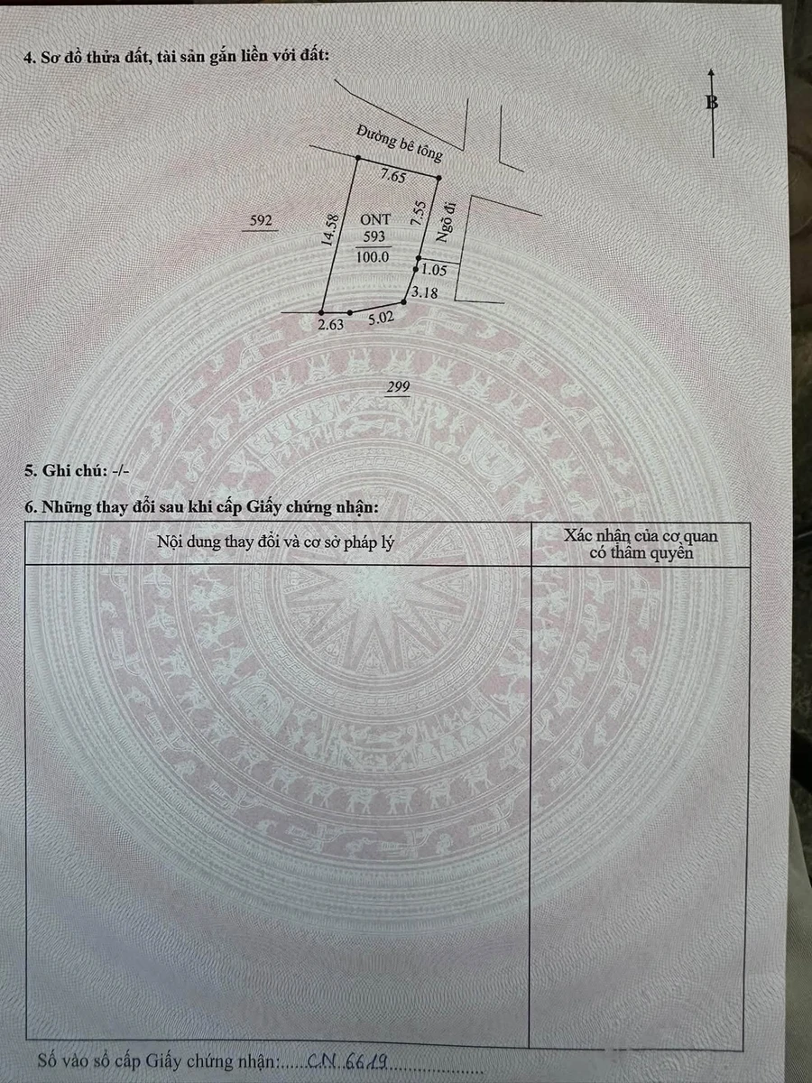 Bán đất 100m² mặt tiền tại Tân Hợp, Ninh Giang, Hải Dương - Ảnh thu nhỏ 2
