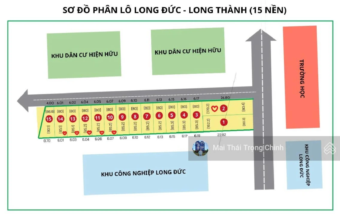 Bán đất cạnh KCN Long Đức, xã Bình An, Đồng Nai - Rất gần Sân Bay Long Thành - Ảnh thu nhỏ 2