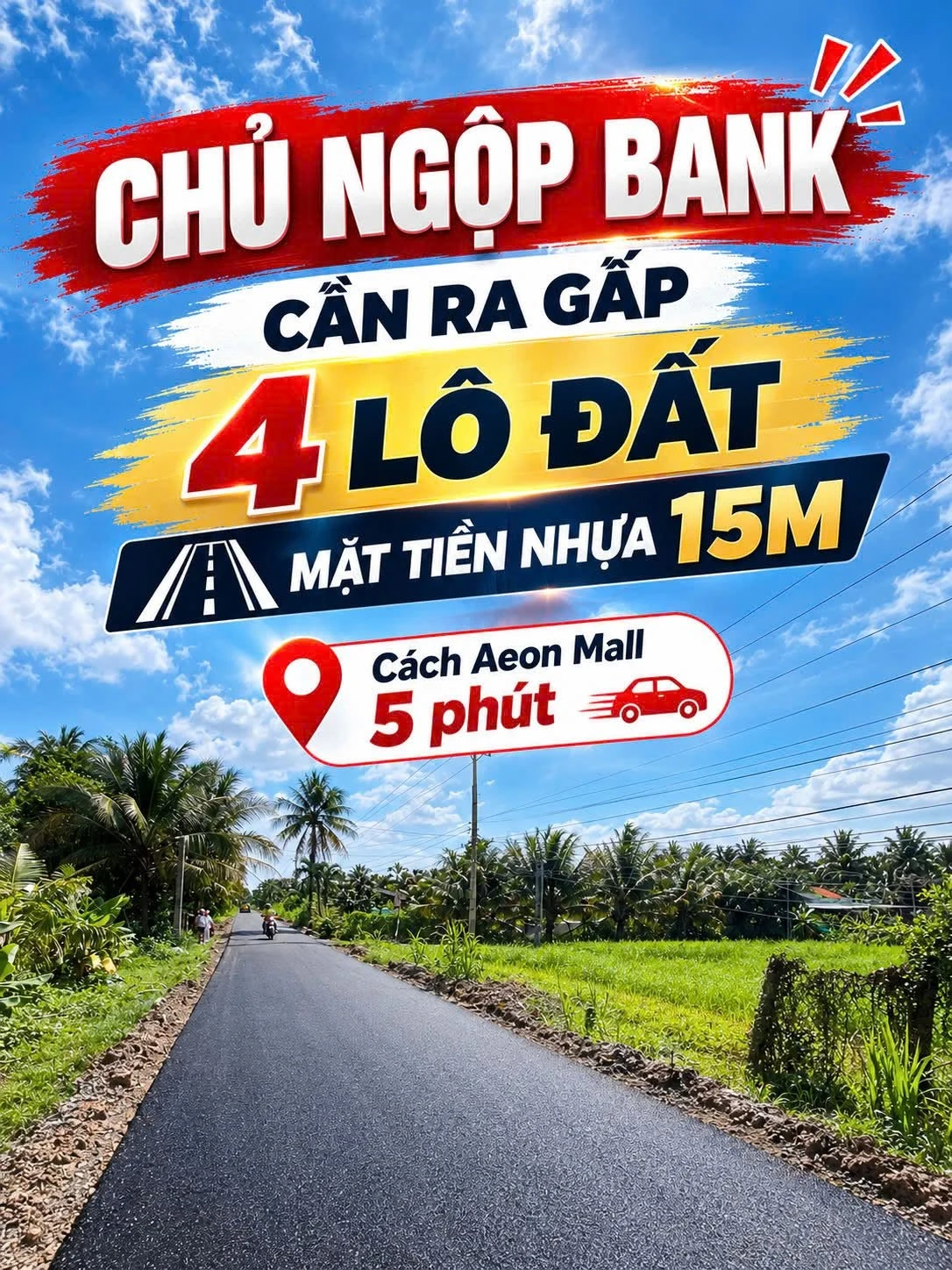 Bán đất mặt tiền ĐH28 Đạo Thạnh Đồng Tháp 181 m² 1,82 tỷ - Ảnh 1