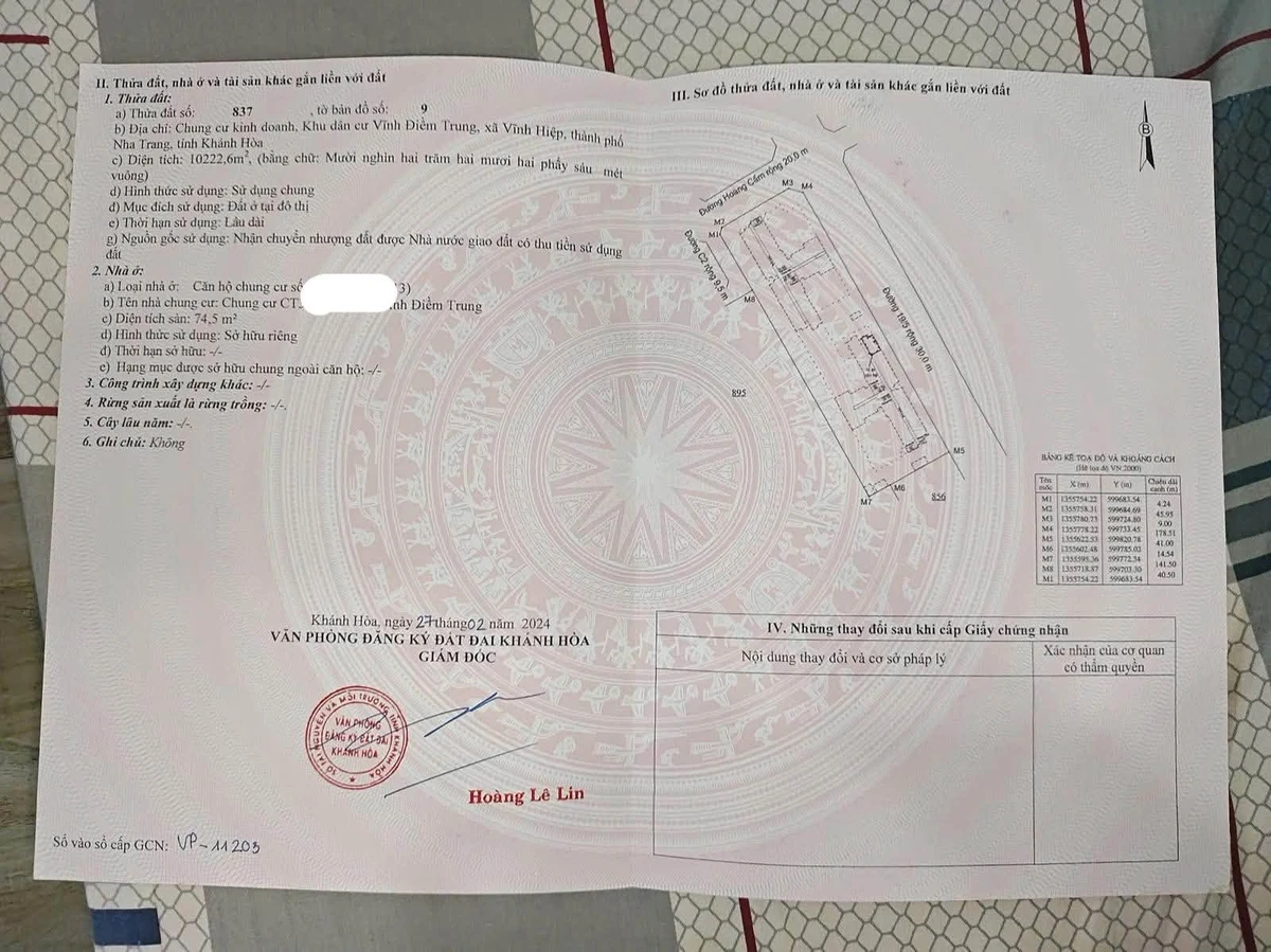 Bán căn hộ CT3 Vĩnh Điềm Trung 74,5m2, 2PN Nha Trang 3,5 tỷ - Ảnh thu nhỏ 2