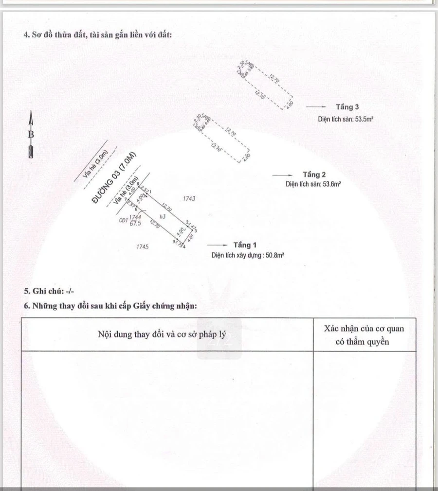 Bán nhà 2 lầu 1 trệt 4PN 4WC 68m² Tân Bình - Ảnh thu nhỏ 5