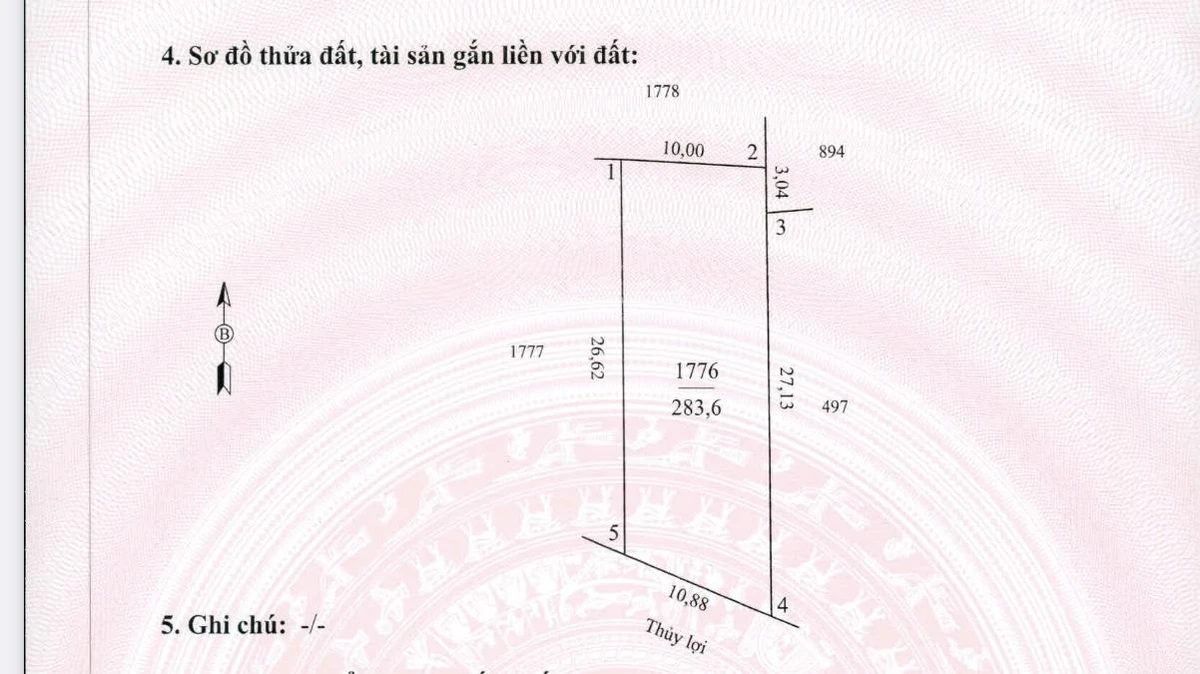Bán đất nền Ấp Mỹ Phú Đất Liền, diện tích 283,6 m2. Có sẵn 80m2 là đất thổ cư - Ảnh thu nhỏ 2