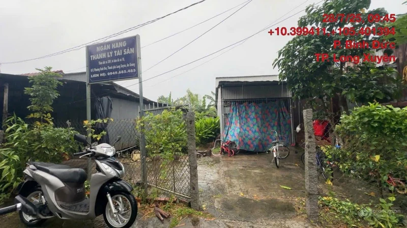 Ngân hàng thanh lý lô đất 59.5m2 full thổ cư tại Bình Đức, Thành phố Long Xuyên chỉ 354 triệu đồng