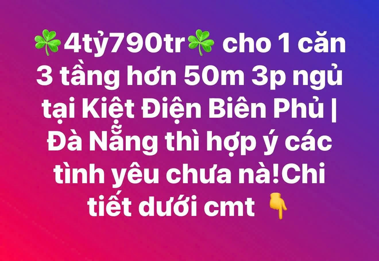 Bán nhà 3 tầng 51m2 3PN 2WC đường Điện Biên Phủ Quận 1 - Ảnh 1