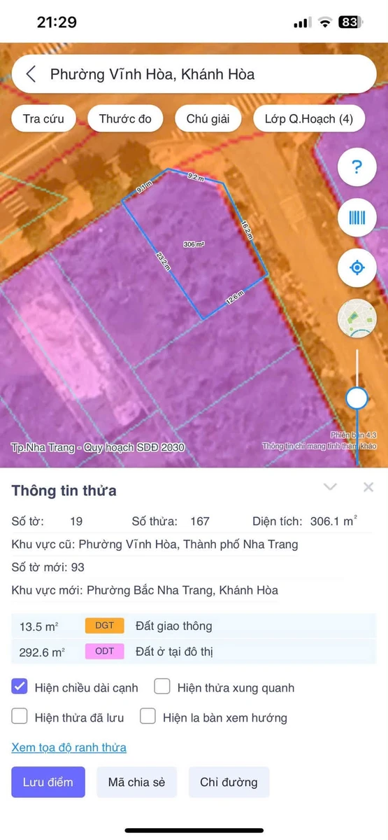 Bán lô góc 2 mặt tiền 306,2m² Nha Trang 21,1 tỷ - Ảnh thu nhỏ 4