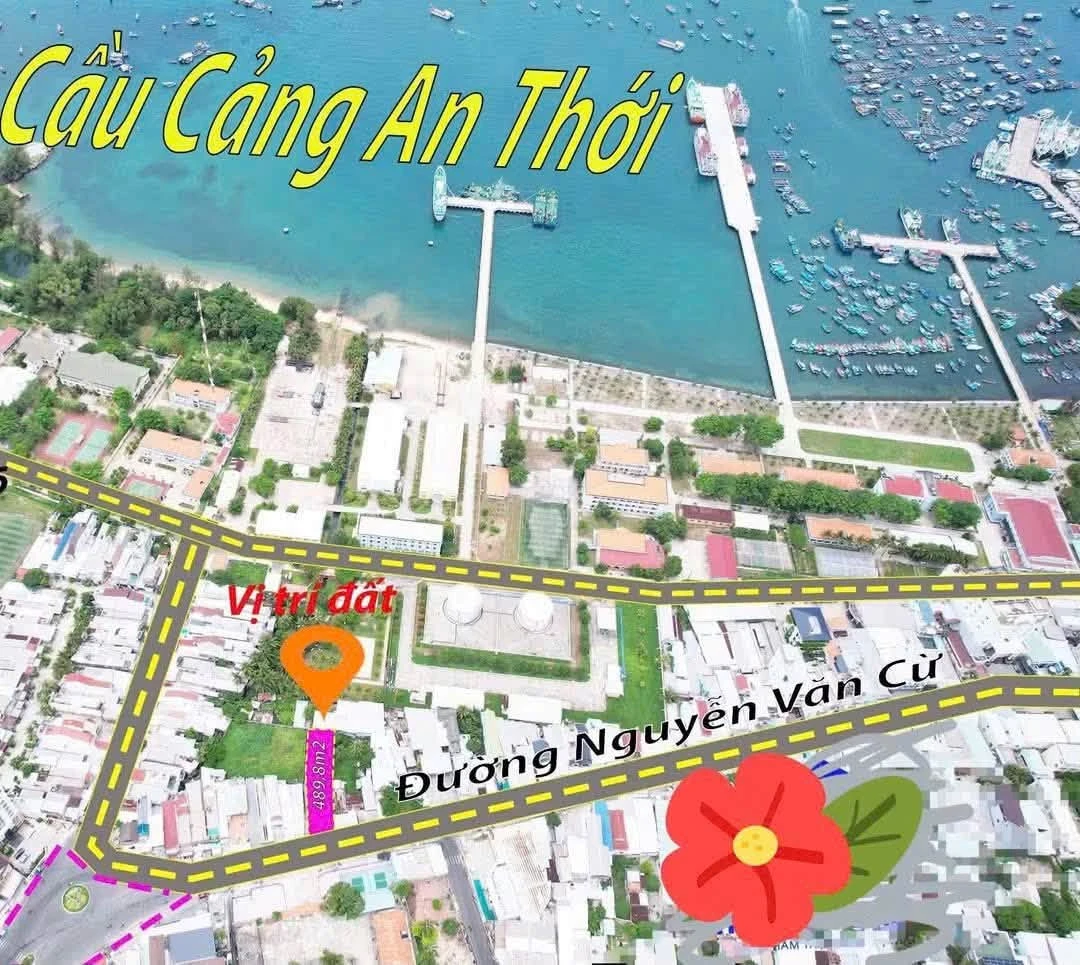 Bán đất mặt tiền Nguyễn Văn Cừ 489,8m² An Thới - Ảnh 1