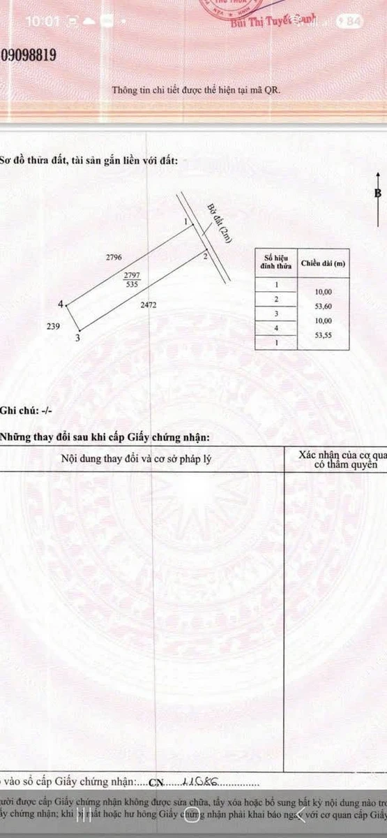 Bán 535m² đất vườn sổ riêng Tân Thành Thủ Thừa - Ảnh 1