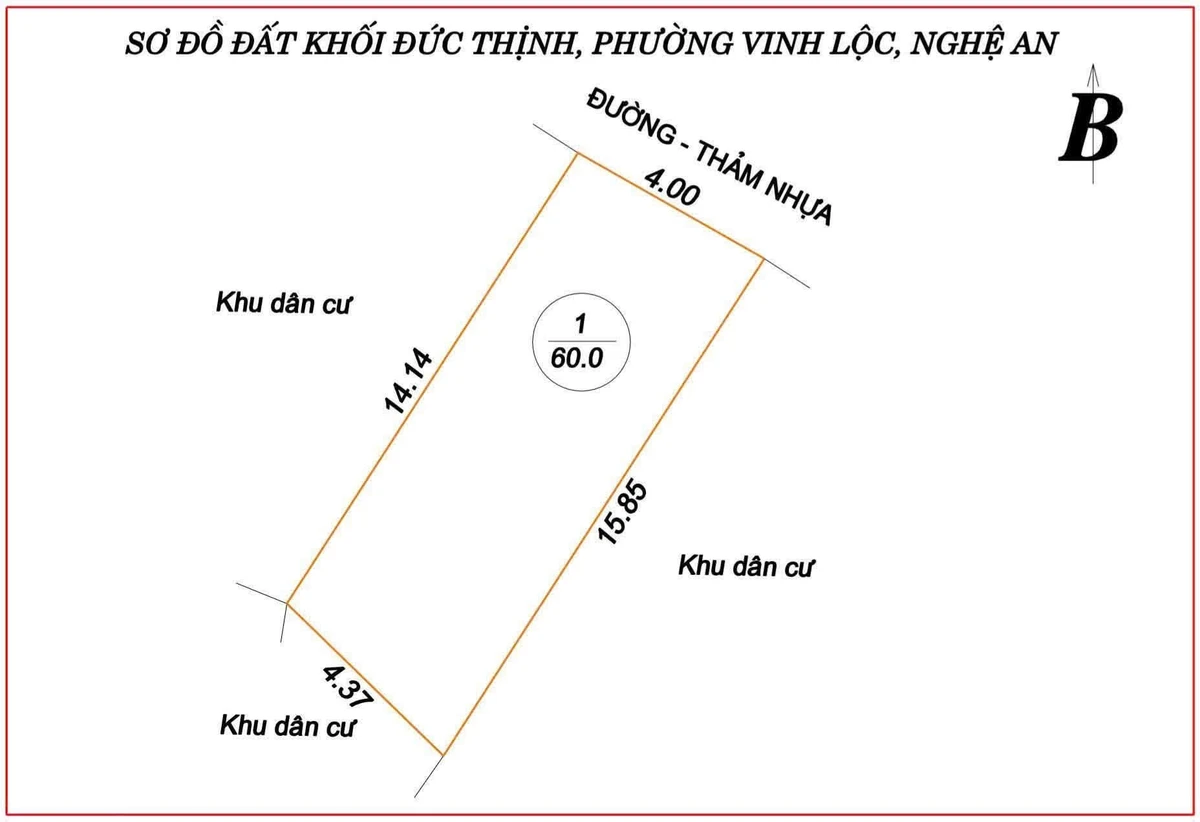 Bán đất Hưng Lộc 60m² 1 tỷ 850 - Ảnh thu nhỏ 2