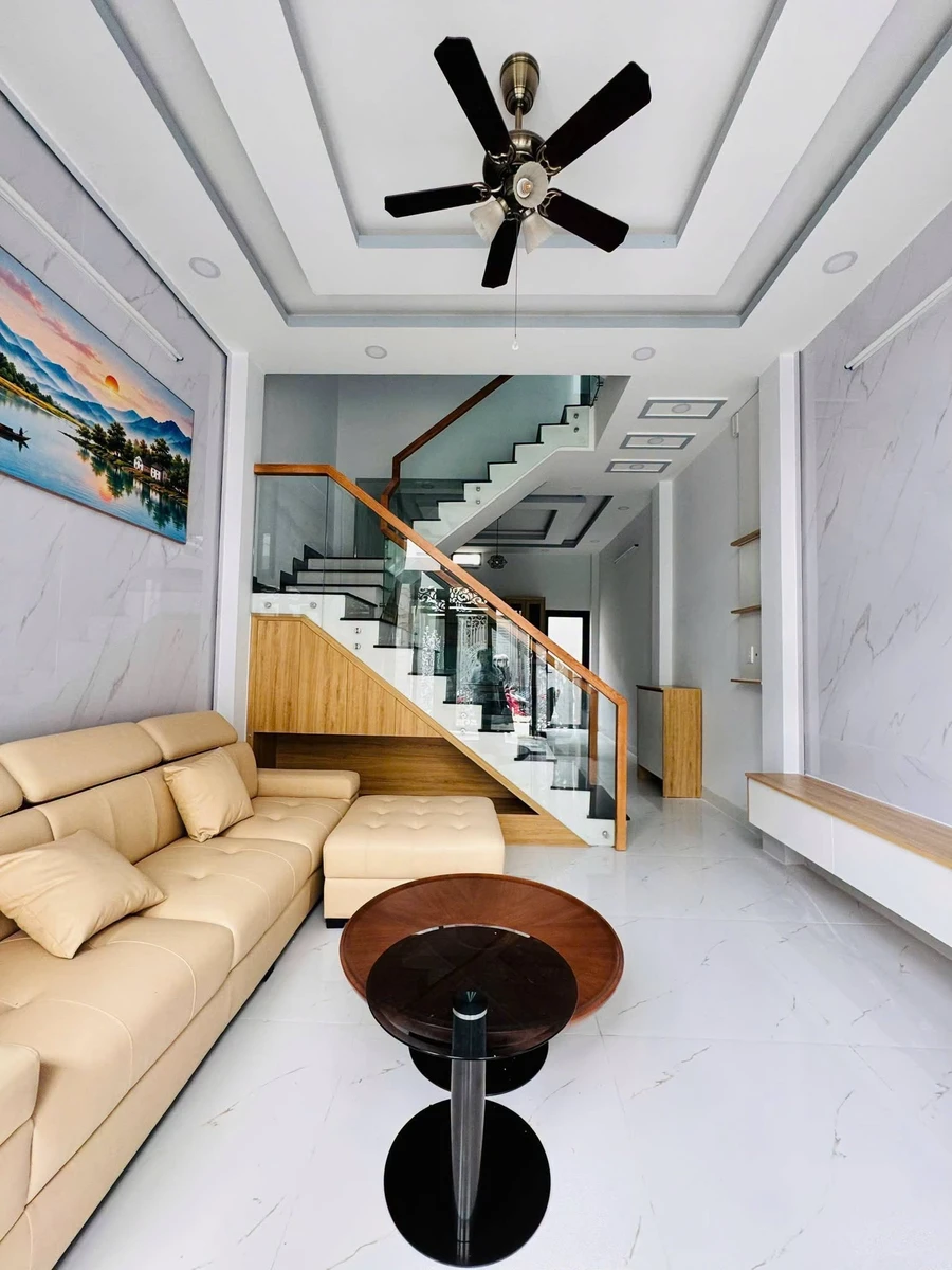 Bán nhà hẻm 3 tầng 53m2, 4PN, 6.1 tỷ, Trường Lưu Q12 - Ảnh thu nhỏ 2