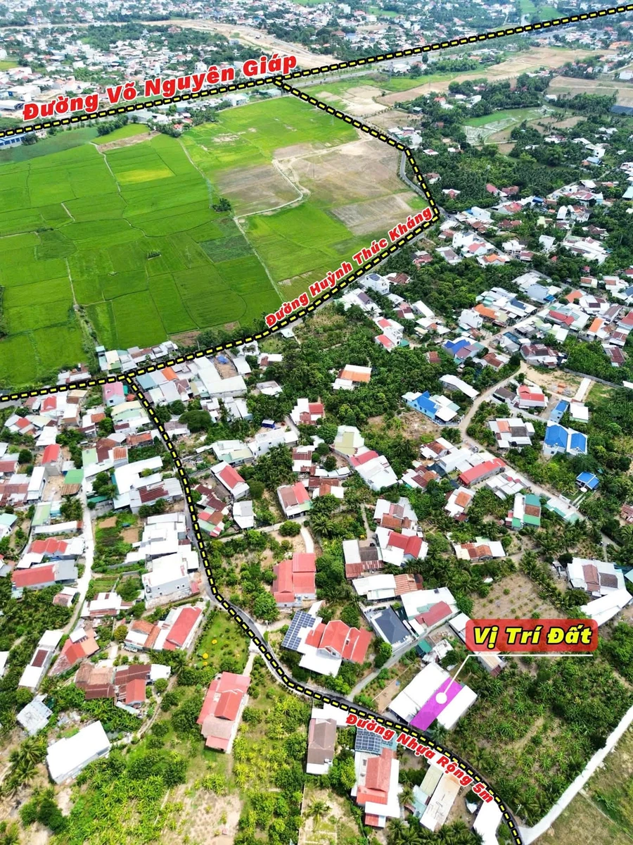Bán đất 104m² thổ cư Diên Toàn, Khánh Hòa, 1 tỷ 300 triệu - Ảnh thu nhỏ 2