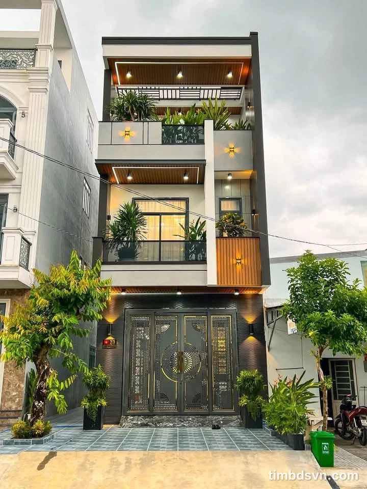Bán nhà 3 tầng 80m² đường D14 Cần Giờ, 6 tỷ 680 triệu - Ảnh 1