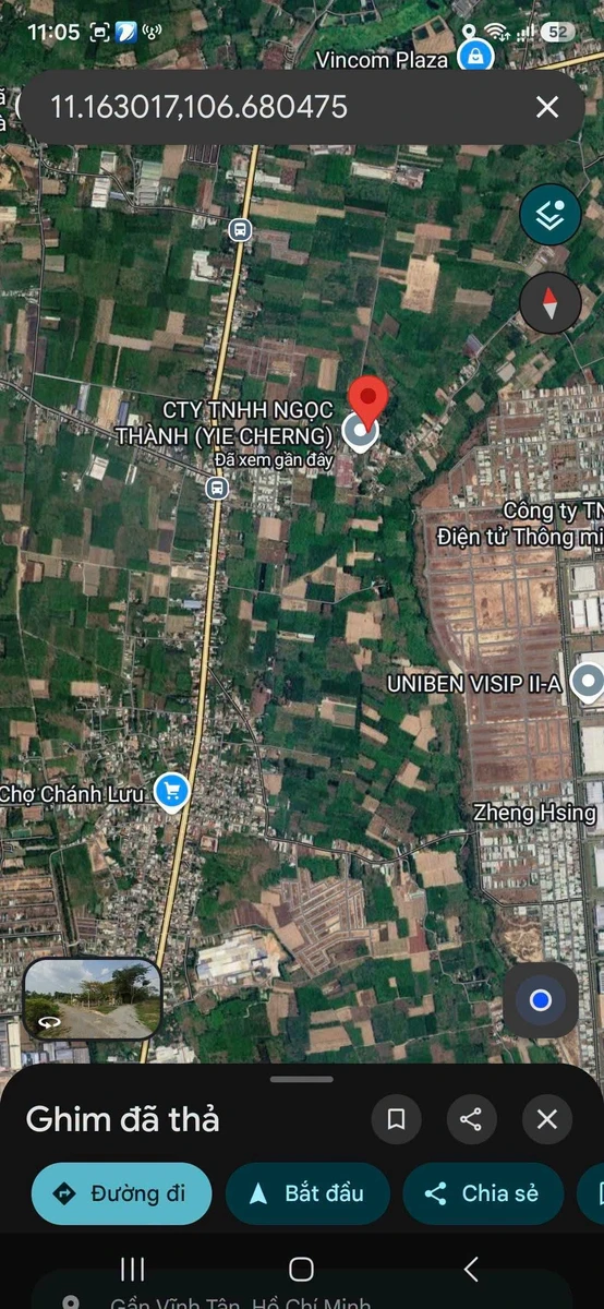 Bán lô đất 520m2 mặt tiền Suối Tre, Vĩnh Tân, 4 tỷ - Ảnh thu nhỏ 4